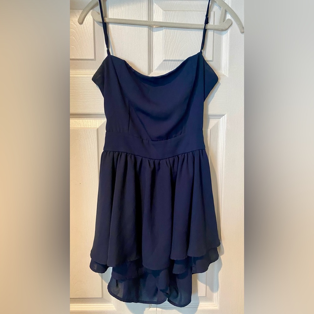 Navy blue romper